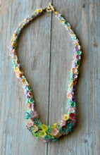 Load image into Gallery viewer, Whimsical Floral Beaded Necklace
