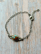 Load image into Gallery viewer, Number 8 Turquoise Sterling Silver Bracelet