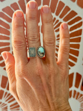 Load image into Gallery viewer, Dry Creek Turquoise and Sterling Silver Open Ring