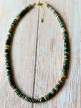 Load image into Gallery viewer, Indian Agate Rhinestone Beaded Necklace