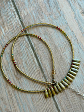 Load image into Gallery viewer, Picasso Dagger Beaded Necklace