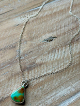 Load image into Gallery viewer, Sterling Silver Evans Mine Turquoise Necklace