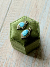 Load image into Gallery viewer, Golden Hills Turquoise Dangle Earrings