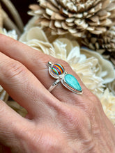 Load image into Gallery viewer, Oregon Surfite and Carico Lake Turquoise Ring , Size 7
