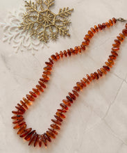 Load image into Gallery viewer, TBFL Collection, Vintage Amber Hand Knotted Beaded Necklace