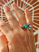 Load image into Gallery viewer, Kinsman Turquoise and Paloma Sterling Silver Open Ring