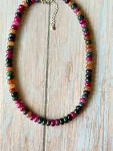 Load image into Gallery viewer, Sugar Plum Gemmy Necklace, Silver Clasp