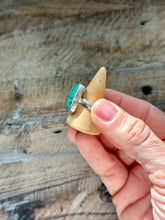 Load image into Gallery viewer, Fox Turquoise, Sterling Silver Ring, Size 7.5-7.75