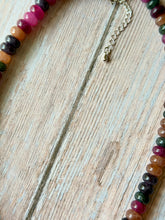 Load image into Gallery viewer, Sugar Plum Gemmy Necklace, Silver Clasp
