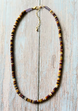 Load image into Gallery viewer, Beautiful Faceted Mookaite Jasper Beaded Necklace, Gold Clasp
