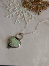Load image into Gallery viewer, TBFL Collection, Dry Creek Turquoise Crescent Moon Sterling Silver Necklace