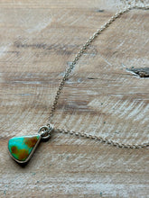 Load image into Gallery viewer, Sterling Silver Evans Mine Turquoise Necklace