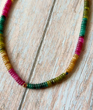 Load image into Gallery viewer, Ombré Rhinestone Beaded  Necklace
