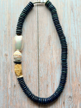 Load image into Gallery viewer, Vintage Shell, Mother of Pearl Statement Necklace
