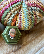 Load image into Gallery viewer, Polychrome Jasper Sterling Silver Ring, Size 8.25
