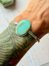 Load image into Gallery viewer, Number 8 Turquoise Cuff Bracelet
