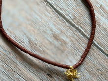 Load image into Gallery viewer, Vintage Cinnamon Brown Trade Tube Beads For Jewelry Making
