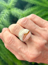 Load image into Gallery viewer, Picturesque Polychrome Jasper Sterling Silver Ring, size 7.25-7.5
