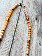 Load image into Gallery viewer, Autumn Refresh Banded Agate Gemstone Necklace
