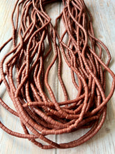 Load image into Gallery viewer, Vintage Cinnamon Brown Trade Tube Beads For Jewelry Making
