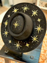 Load image into Gallery viewer, The Mazzy Hat, Black Wide Brim Fedora
