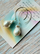 Load image into Gallery viewer, Sterling Silver Baroque Pearl  Earrings
