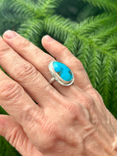 Load image into Gallery viewer, Royston Turquoise, Sterling Silver Ring, Sz 7-7.25
