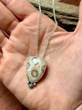 Load image into Gallery viewer, Fossilized Coral Sterling Silver Necklace
