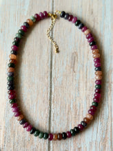 Load image into Gallery viewer, Sugar Plum Gemmy Necklace, Gold Clasp
