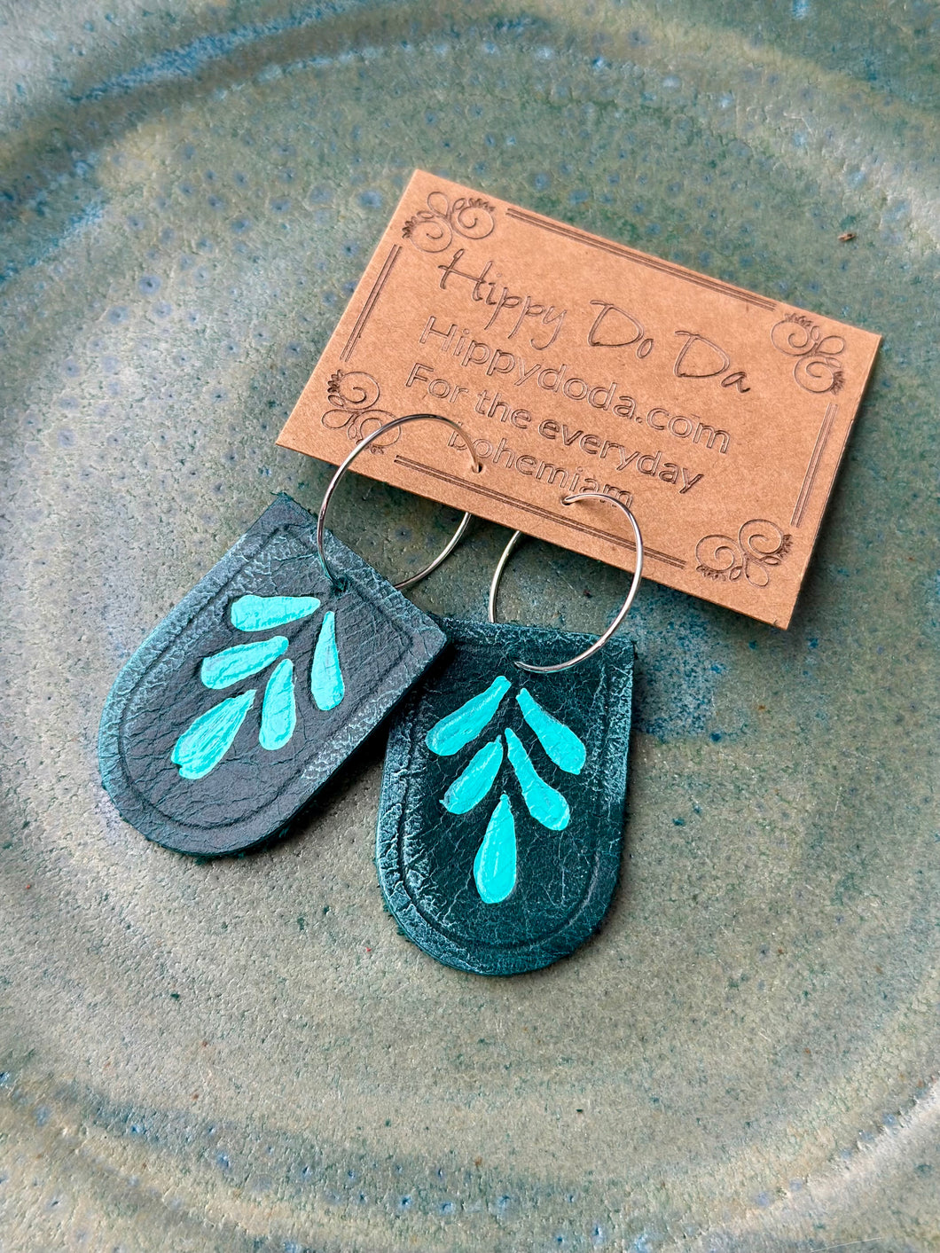Boho Western Leather Earrings