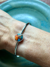 Load image into Gallery viewer, Sterling Silver Mojave Turquoise Cuff Bracelet #2
