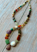 Load image into Gallery viewer, Multi Gemstone Bead Soup Necklace
