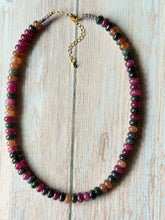 Load image into Gallery viewer, Tangerine Gemmy Necklace, Gold Clasp
