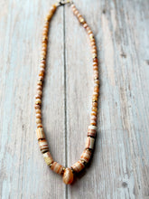 Load image into Gallery viewer, Autumn Refresh Banded Agate Gemstone Necklace
