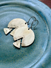 Load image into Gallery viewer, Boho Mixed Metal Geometric Dangles
