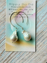 Load image into Gallery viewer, Sterling Silver Baroque Pearl  Earrings

