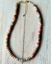 Load image into Gallery viewer, Berries and Cream Gemmy Necklace, Gold Clasp
