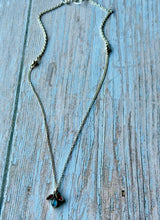 Load image into Gallery viewer, Vintage Garnet and Moonstone Sterling Silver Necklace
