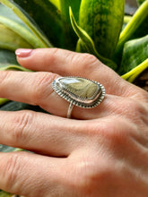 Load image into Gallery viewer, Imperial Jasper Sterling Silver Statemet Ring, Size 6.75
