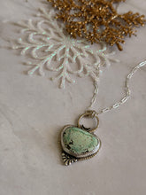 Load image into Gallery viewer, TBFL Collection, Dry Creek Turquoise Crescent Moon Sterling Silver Necklace
