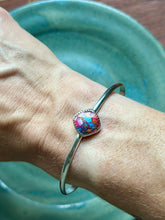 Load image into Gallery viewer, Sterling Silver Mojave Turquoise Cuff Bracelet #1
