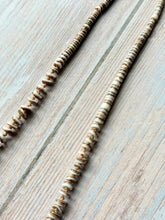 Load image into Gallery viewer, Vintage Heishi Natural Shell Hand Knotted Necklace
