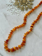 Load image into Gallery viewer, TBFL Collection, Vintage Amber Hand Knotted Beaded Necklace
