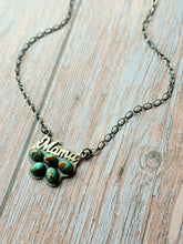 Load image into Gallery viewer, Number 8 Turquoise Mama Necklace
