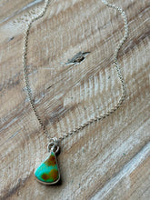 Load image into Gallery viewer, Sterling Silver Evans Mine Turquoise Necklace
