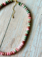 Load image into Gallery viewer, Berries and Cream Gemmy Necklace, Gold Clasp
