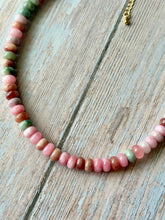 Load image into Gallery viewer, Berries and Cream Gemmy Necklace, Gold Clasp
