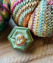 Load image into Gallery viewer, Ibis Jasper Sterling Silver Ring, Size 8.5
