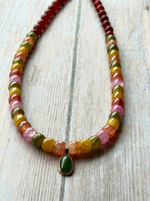 Load image into Gallery viewer, Autumn Refresh Vintage Jade Beaded Necklace
