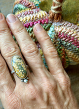 Load image into Gallery viewer, Ocean Jasper Sterling Silver Ring, Size 8
